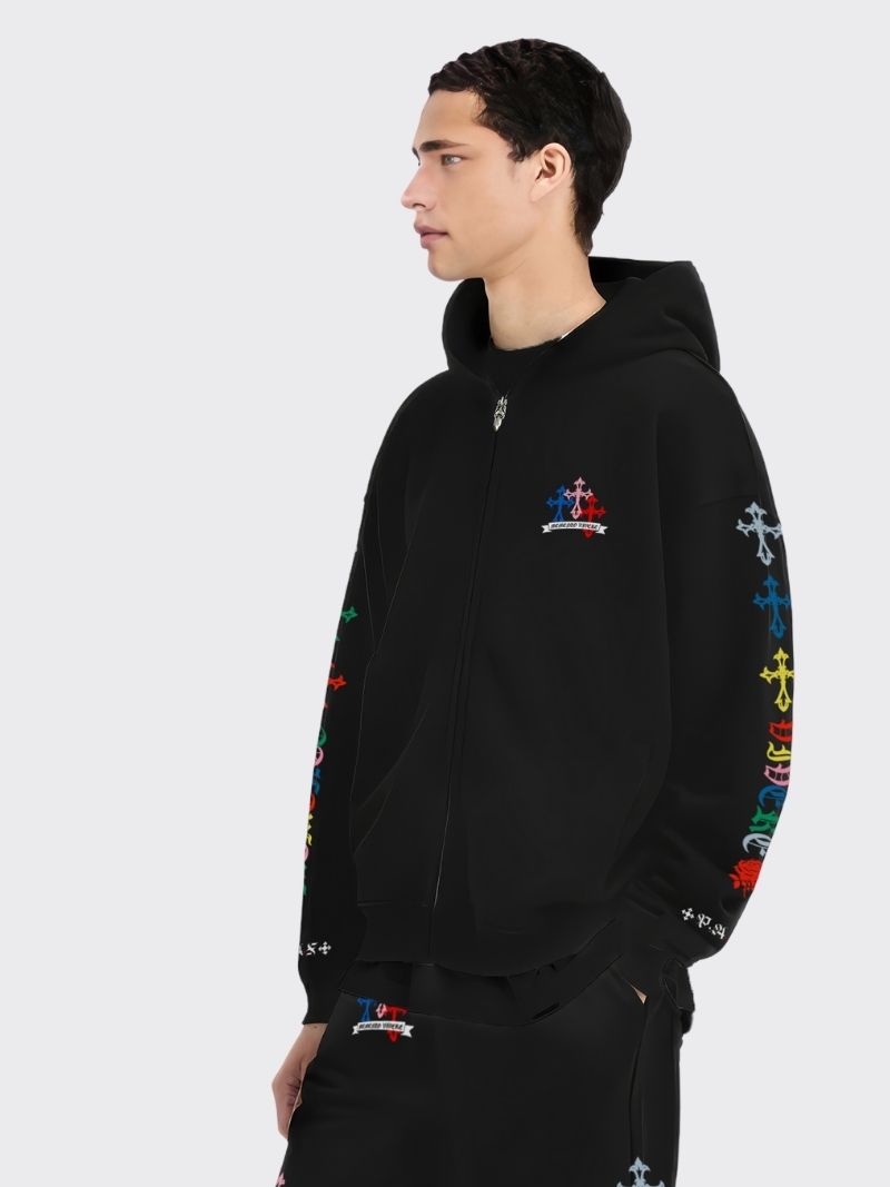 HOODIE WITH ZIP SET2