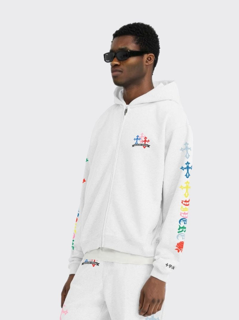 HOODIE WITH ZIP SET2